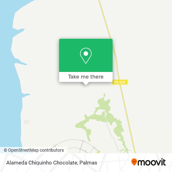 Alameda Chiquinho Chocolate map