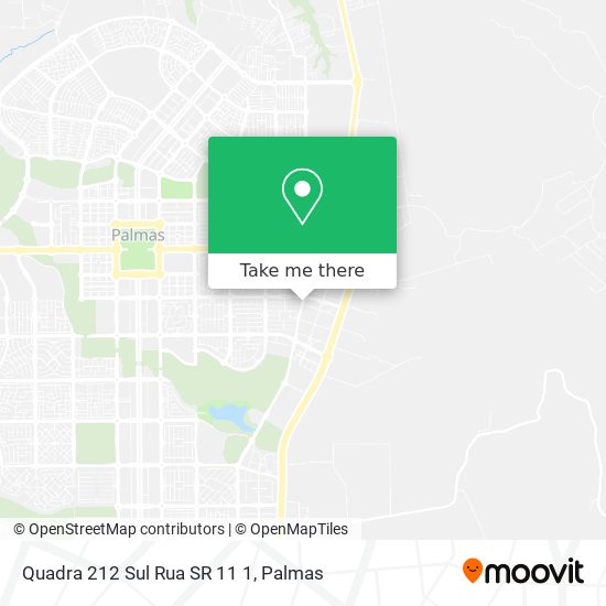 Quadra 212 Sul Rua SR 11 1 map