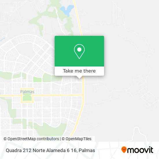 Quadra 212 Norte Alameda 6 16 map