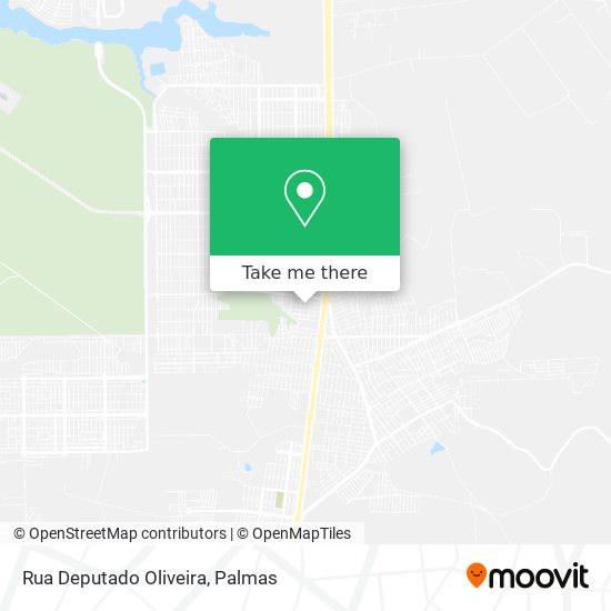 Mapa Rua Deputado Oliveira