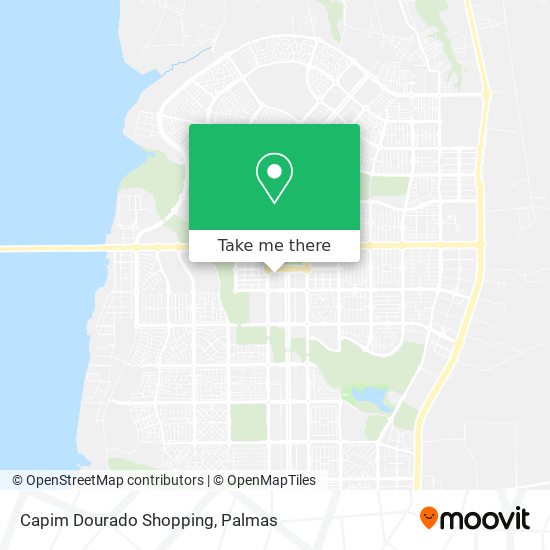 Capim Dourado Shopping map