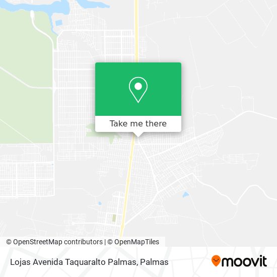 Lojas Avenida Taquaralto Palmas map