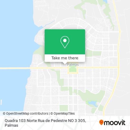 Quadra 103 Norte Rua de Pedestre NO 3 305 map