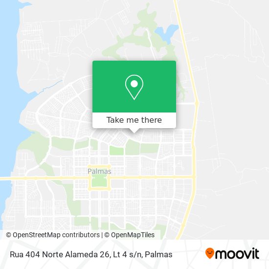 Mapa Rua 404 Norte Alameda 26, Lt 4 s / n