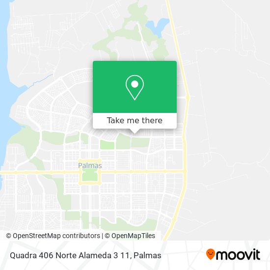 Quadra 406 Norte Alameda 3 11 map