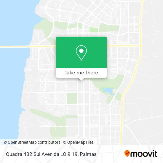 Quadra 402 Sul Avenida LO 9 19 map