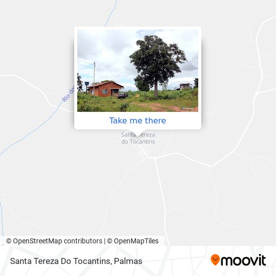 Santa Tereza Do Tocantins map