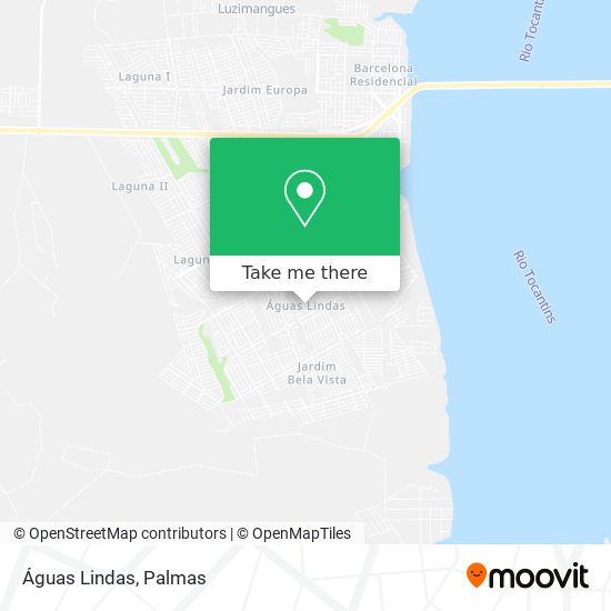 Águas Lindas map