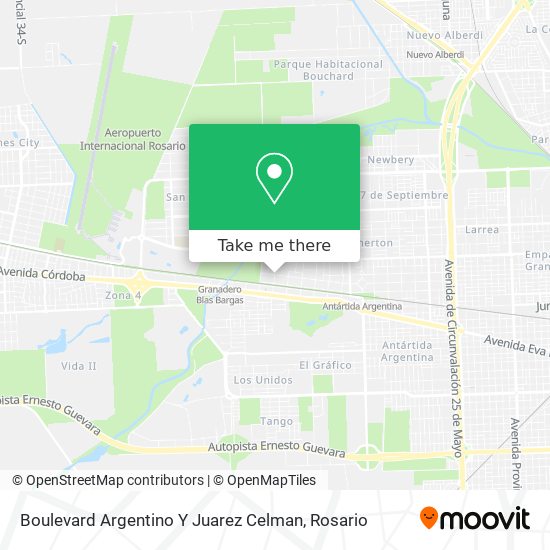 Boulevard Argentino Y Juarez Celman map