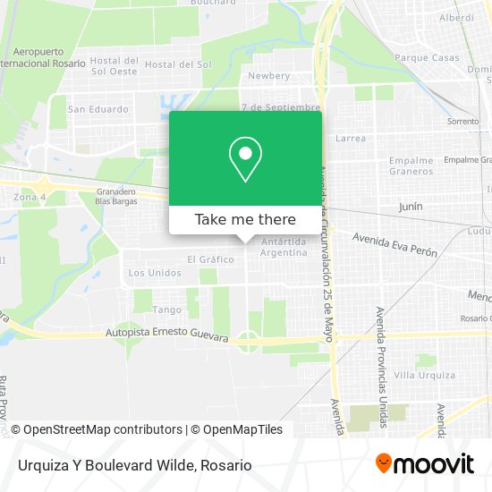 Mapa de Urquiza Y Boulevard Wilde