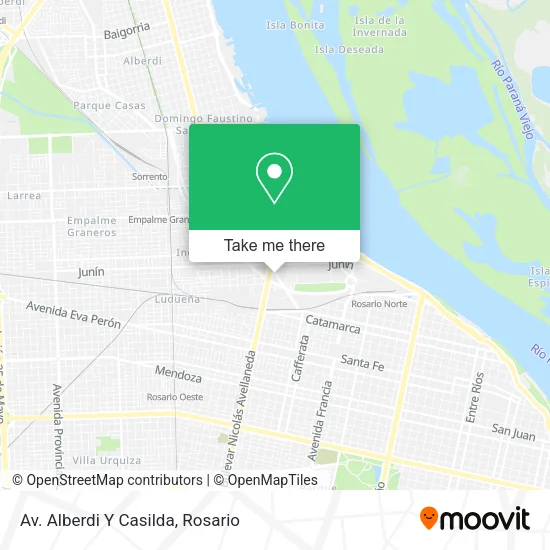 Av. Alberdi Y Casilda map