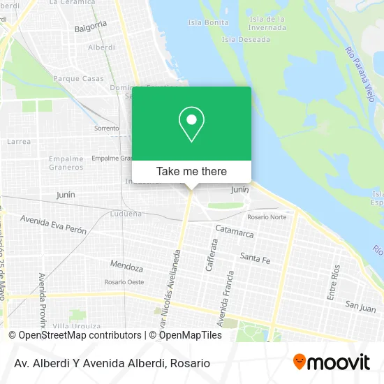 Av. Alberdi Y Avenida Alberdi map