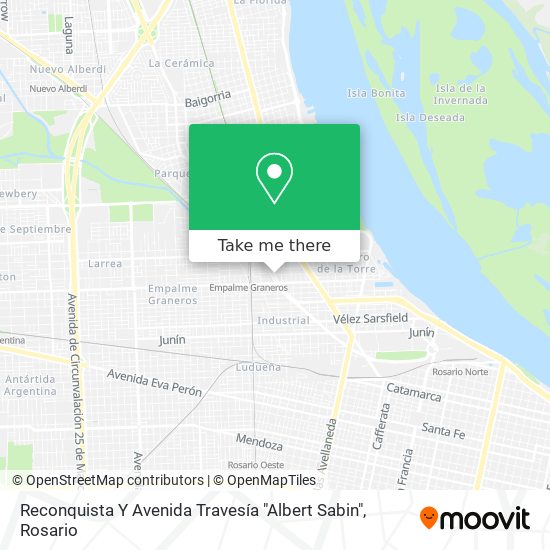 Reconquista Y Avenida Travesía "Albert Sabin" map