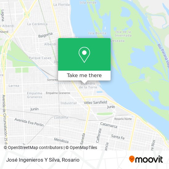 Mapa de José Ingenieros Y Silva