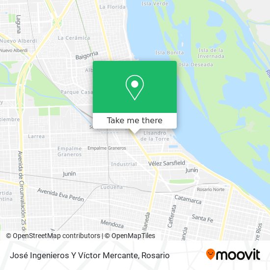 José Ingenieros Y Víctor Mercante map