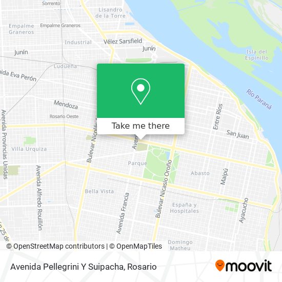 Avenida Pellegrini Y Suipacha map