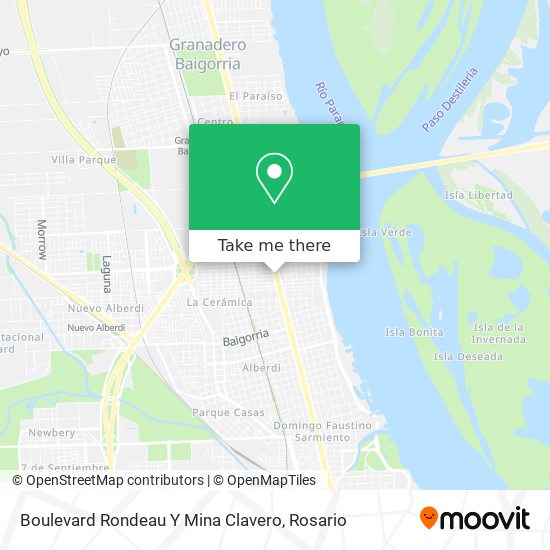 Boulevard Rondeau Y Mina Clavero map