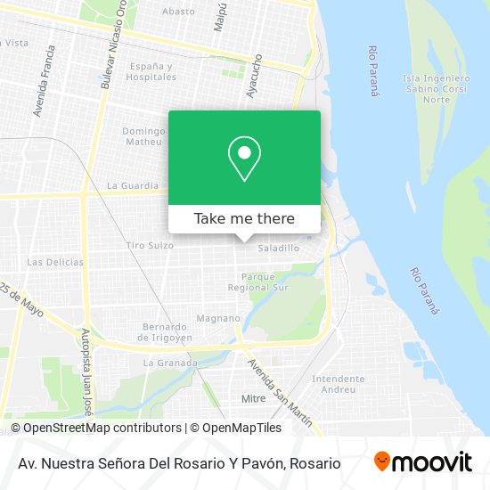 Av. Nuestra Señora Del Rosario Y Pavón map