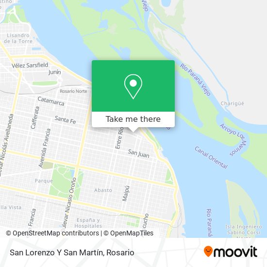 San Lorenzo Y San Martín map