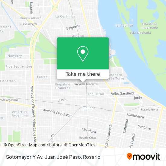 Sotomayor Y Av. Juan José Paso map