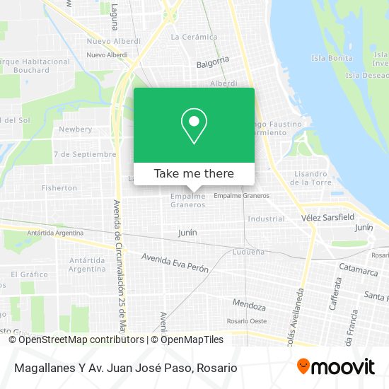 Magallanes Y Av. Juan José Paso map