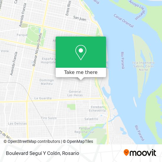 Mapa de Boulevard Seguí Y Colón