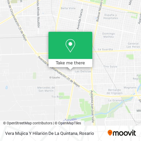 Mapa de Vera Mujica Y Hilarión De La Quintana