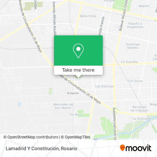 Lamadrid Y Constitución map