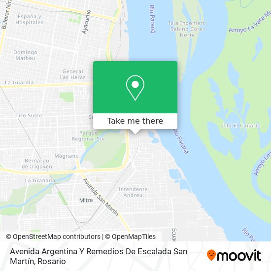 Mapa de Avenida Argentina Y Remedios De Escalada San Martín