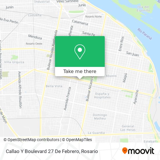 Callao Y Boulevard 27 De Febrero map