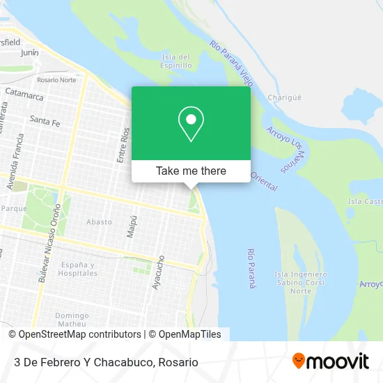 3 De Febrero Y Chacabuco map