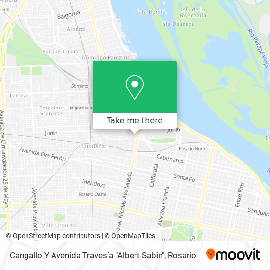 Mapa de Cangallo Y Avenida Travesía "Albert Sabin"