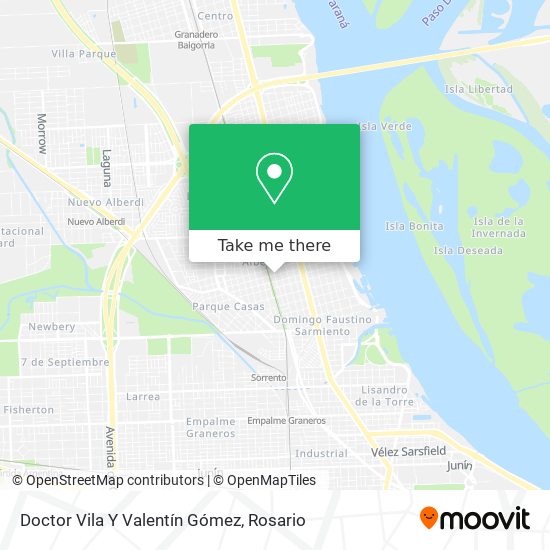 Doctor Vila Y Valentín Gómez map