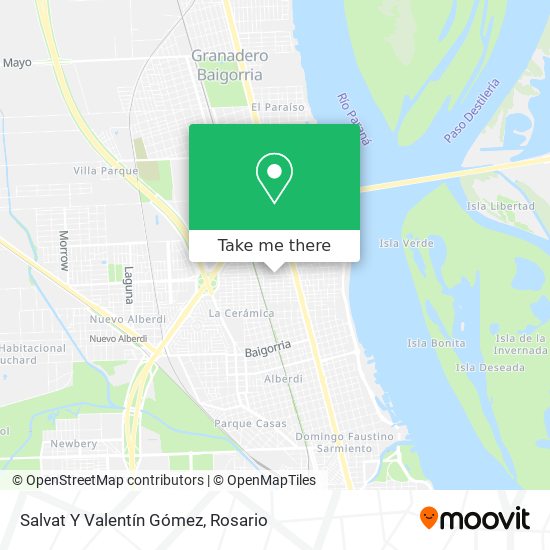 Mapa de Salvat Y Valentín Gómez