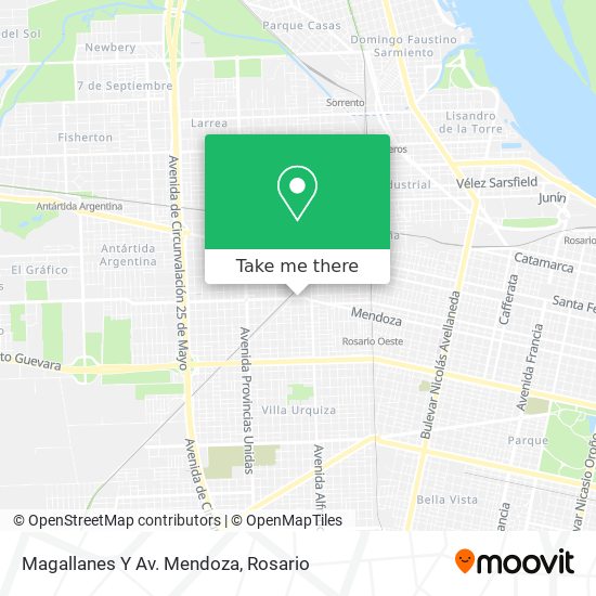 Magallanes Y Av. Mendoza map