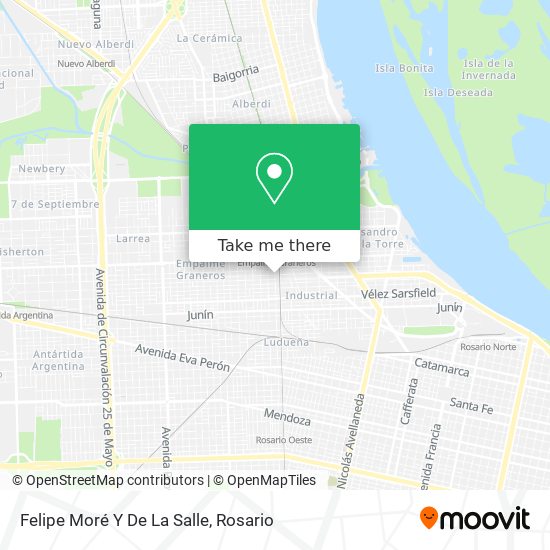 Felipe Moré Y De La Salle map