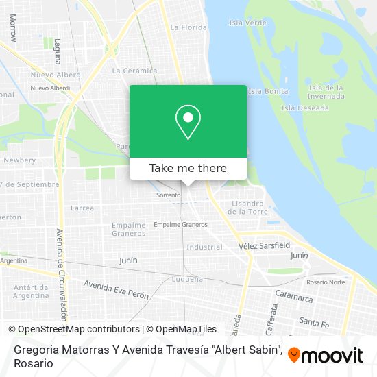 Gregoria Matorras Y Avenida Travesía "Albert Sabin" map