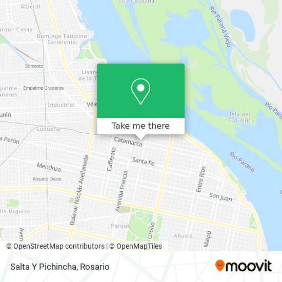 Mapa de Salta Y Pichincha