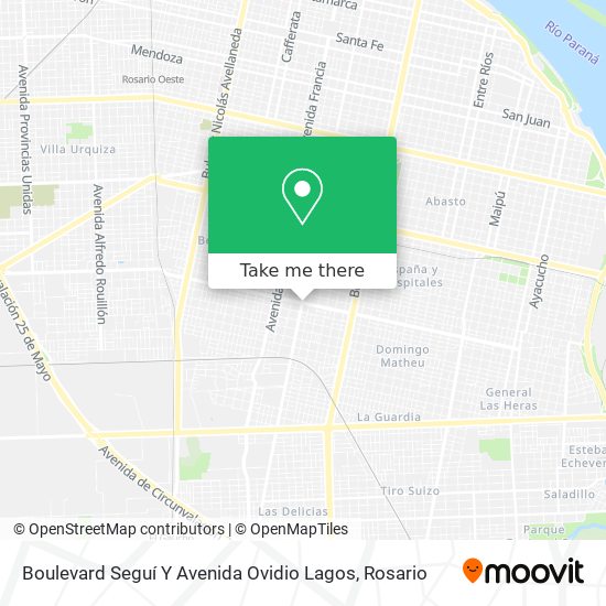 Boulevard Seguí Y Avenida Ovidio Lagos map