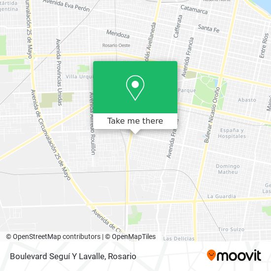 Boulevard Seguí Y Lavalle map