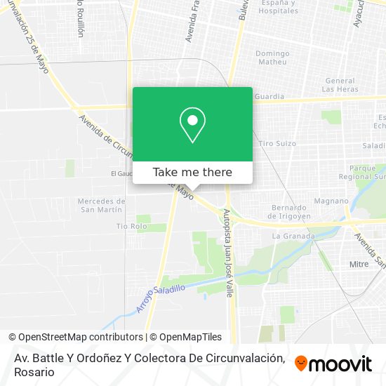 Av. Battle Y Ordoñez Y Colectora De Circunvalación map