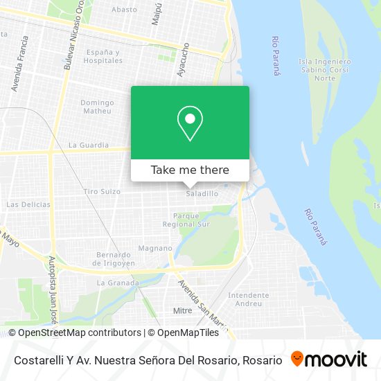 Mapa de Costarelli Y Av. Nuestra Señora Del Rosario