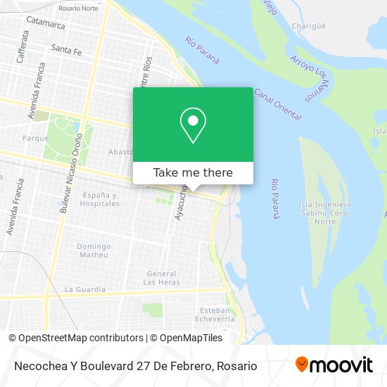 Necochea Y Boulevard 27 De Febrero map