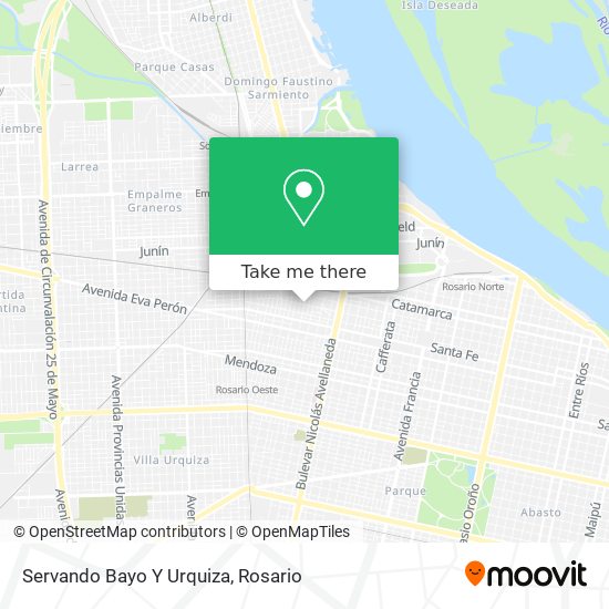 Servando Bayo Y Urquiza map