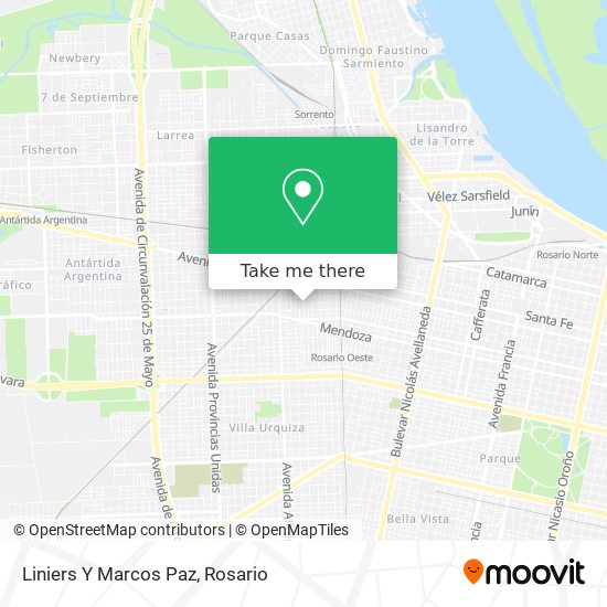 Mapa de Liniers Y Marcos Paz