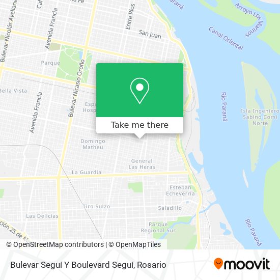 Bulevar Seguí Y Boulevard Seguí map