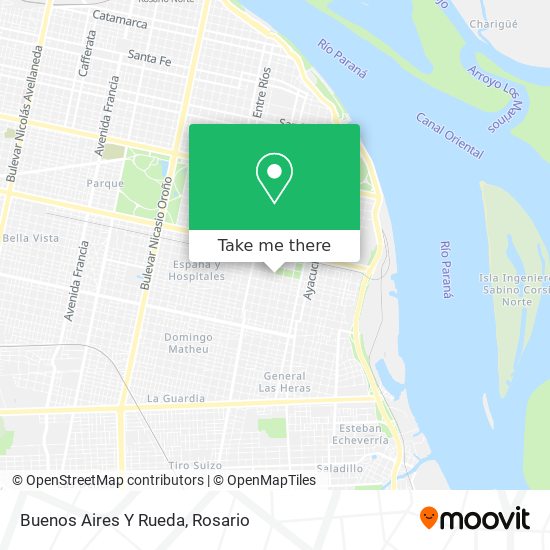 Buenos Aires Y Rueda map