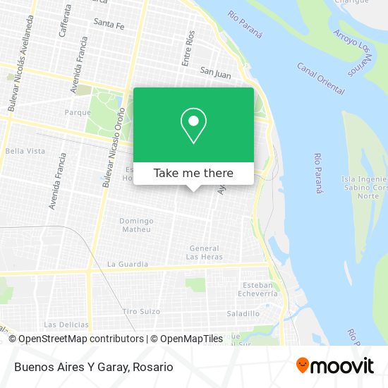 Mapa de Buenos Aires Y Garay