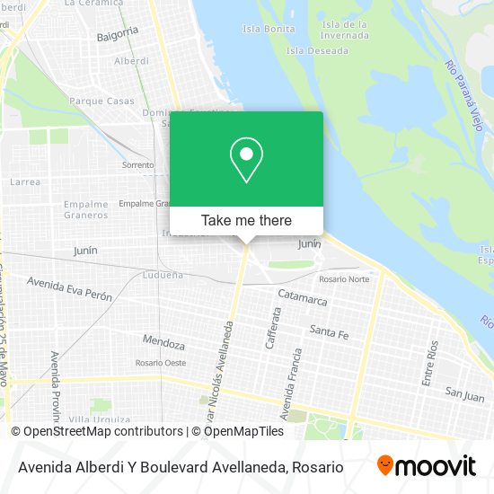 Avenida Alberdi Y Boulevard Avellaneda map