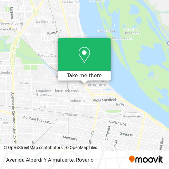 Mapa de Avenida Alberdi Y Almafuerte